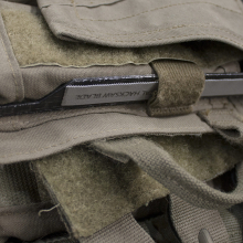 Black Hills Designs - SHOVE-R stowed on the side of a Crye AVS M4 pouch